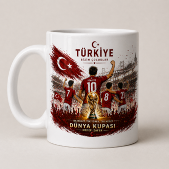 2026 Dünya Kupası Özel Tasarım Seramik Kupa Bardak