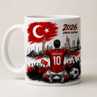 2026 Dünya Kupası Özel Tasarım Seramik Kupa Bardak