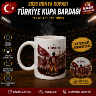 2026 Dünya Kupası Özel Tasarım Seramik Kupa Bardak