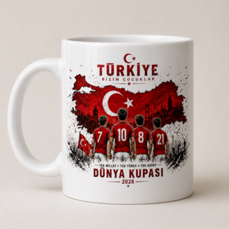 2026 Dünya Kupası Özel Tasarım Seramik Kupa Bardak
