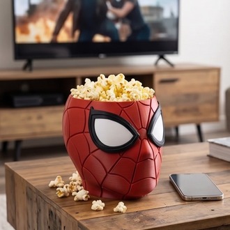 Örümcek Adam Temalı Renkli Mısır ve Cips Kasesi - Spider-Man Popcorn & Candy Bowl