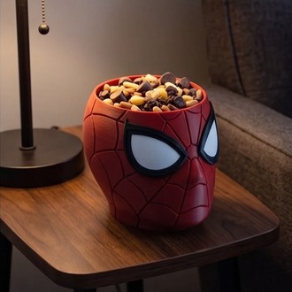 Örümcek Adam Temalı Renkli Mısır ve Cips Kasesi - Spider-Man Popcorn & Candy Bowl