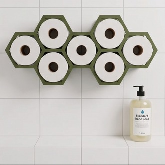 Çok Fonksiyonlu Tuvalet Kağıdı Tutucu - Wall-Mounted or Freestanding Toilet Paper Holder