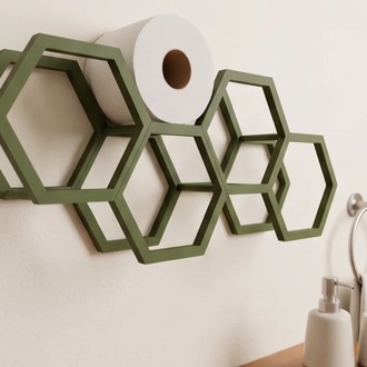 Çok Fonksiyonlu Tuvalet Kağıdı Tutucu - Wall-Mounted or Freestanding Toilet Paper Holder