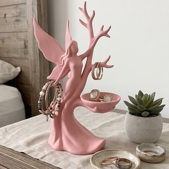 Fairy Tree Dekoratif Takı Standı - Kolye, Küpe ve Yüzük Düzenleyici