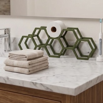 Çok Fonksiyonlu Tuvalet Kağıdı Tutucu - Wall-Mounted or Freestanding Toilet Paper Holder