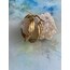 Üç Şeritli Halka Küpe Gold