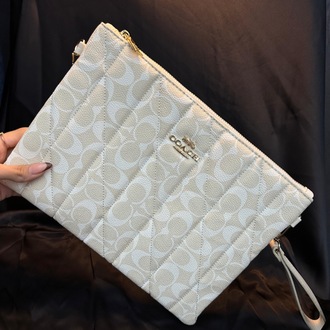 Coach Quilted Clutch