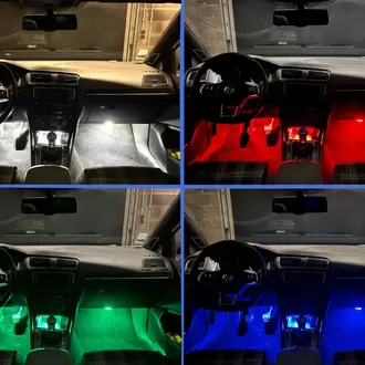 Ambiyans ayak altı led (4 adet lambadan oluşan set)