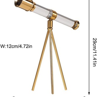 Kristal Dekoratif Teleskop