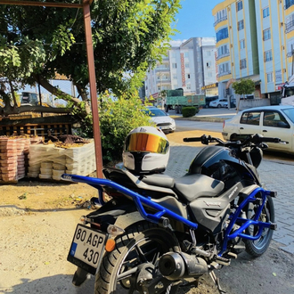 TVS RAİDER 125 CC ÖN ARKA KORUMA DEMİRİ SET 