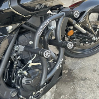 YAMAHA MT 25 ÖZEL ÜRETİM 3 TAKOZLU ÖN KORUMA DEMİRİ 