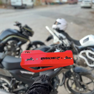 TVS RAİDER ÖZEL ÜRETİM EGSOZ KORUMA KIRMIZI