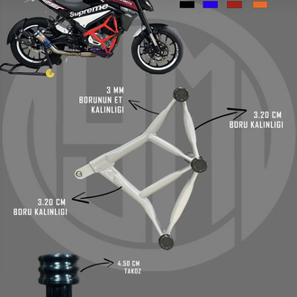 CF MOTO NK 250 ÖN KORUMA DEMİRİ 3 TAKOZLU 