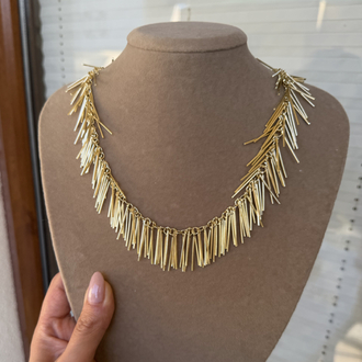 Gold çubuk kolye✨