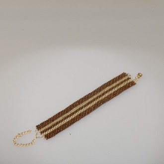 Golden Coffee Bracelet