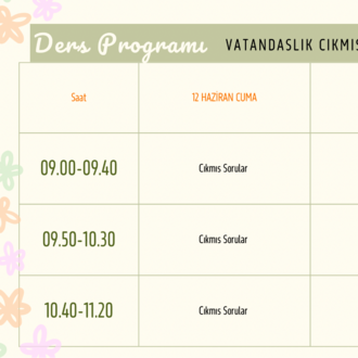 VATANDAŞLIK ÇIKMIŞ SORU KAMPI (CANLI)