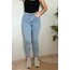 EKSTRA YÜKSEK BEL FULL LİKRA KAR YIKAMA JEANS