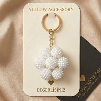 beyaz böğürtlen hediyelik anahtarlık 50'li paket