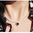 Pearl Heart Kolye