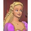 Barbie Rapunzel Kolye