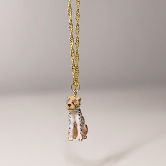 Leopar Charm Kolye