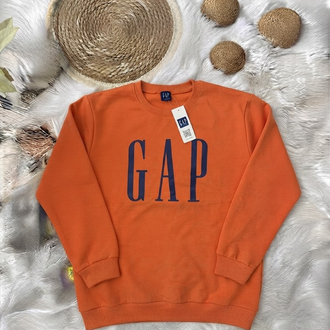 Turuncu Renk Laci Baskılı Sweat