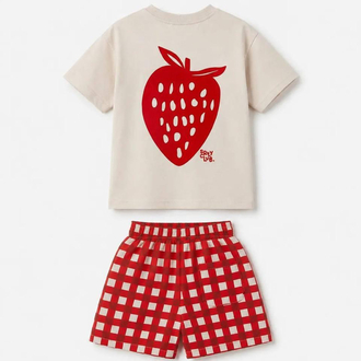 %100 Pamuk Strawberyy Alt Üst Takım