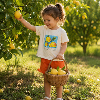 %100 Pamuk Limon Alt Üst Takım