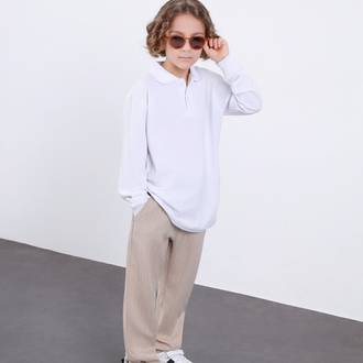 Yeni Sezon Lacoste- Bej Çizgili Pant