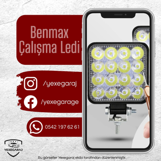 Benmax 16’lı Çalışma Ledi 