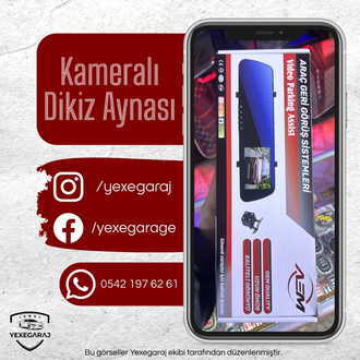 Kameralı Dikiz Ayna Seti