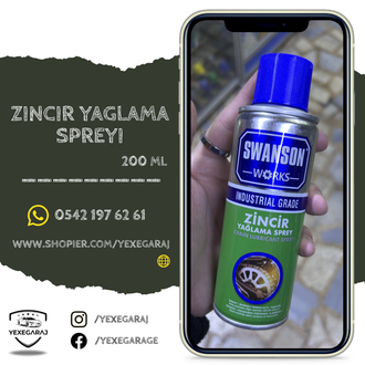 Swanson Zincir Yağlama Spreyi 200 ML
