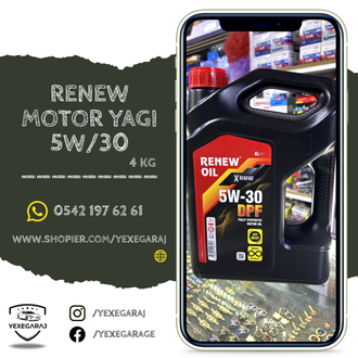 Renew 5W/30 Motor Yağı 4 KG