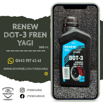 Renew Dot-3 Fren Yağı 500 ML