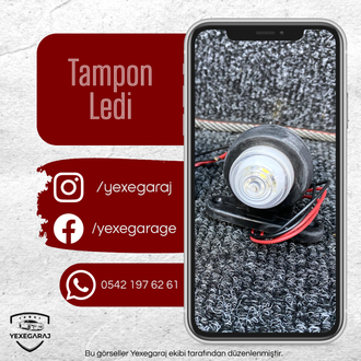 Yuvarlak Tampon Aydınlatma Ledi Adet