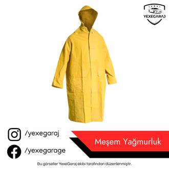 Meşem Sarı Yağmurluk