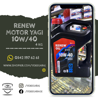 Renew 10W/40 Motor Yağı 4 KG