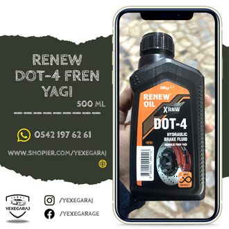 Renew Dot-4 Fren Yağı 500 ML