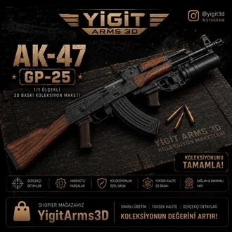 AK-47 Maketi 1:1 Oranlı