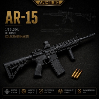 Ar-15 Maketi 1:1 Oranlı