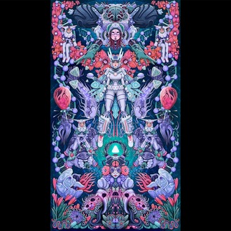 "MICRONAUTS" • 142*85 CM • Duvar Örtüsü