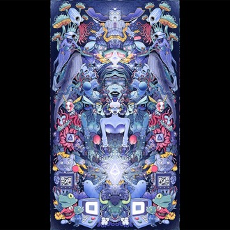 "BRAVE NEW WORLD" • 142*85 CM • Duvar Örtüsü