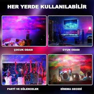 Astronot Projektör Gece Lambası