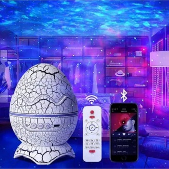 Dinazor Yumurtası Gece Lambası Kumandalı Hoparlör