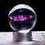 3D IŞIKLI GALAKSİ CAM KÜRE 