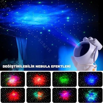 Astronot Projektör Gece Lambası