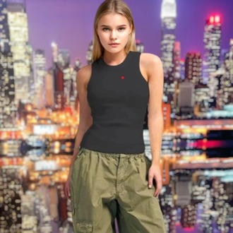 Urban Cool – Siyah Fit Basic Atlet Crop
