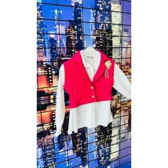 Sevimli Kırmızı Çocuk Elbisesi - Modern Stil