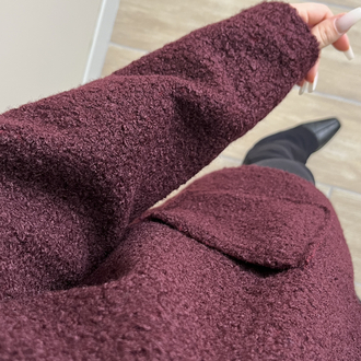 Premium Buklet Ceket Bordo